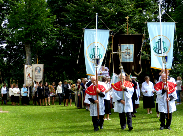 Žolinės atlaidų procesija Punske (fot. V. Žilionis)